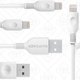 2-Pack (3' and 6') Kevlar-Wrapped Lightning Cables, $13 with code K6VLNE3K
